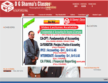 Tablet Screenshot of dgsharma.com